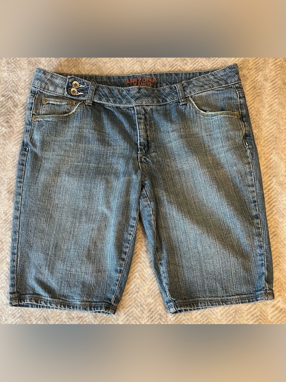 Arizona Jean Co Denim Bermuda Shorts Size 13